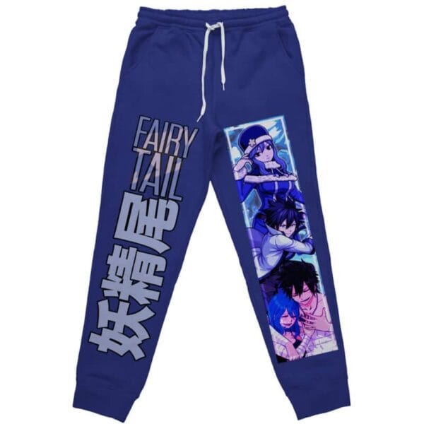 Anime Gruvia Fairy Tail Streetwear Sweatpants