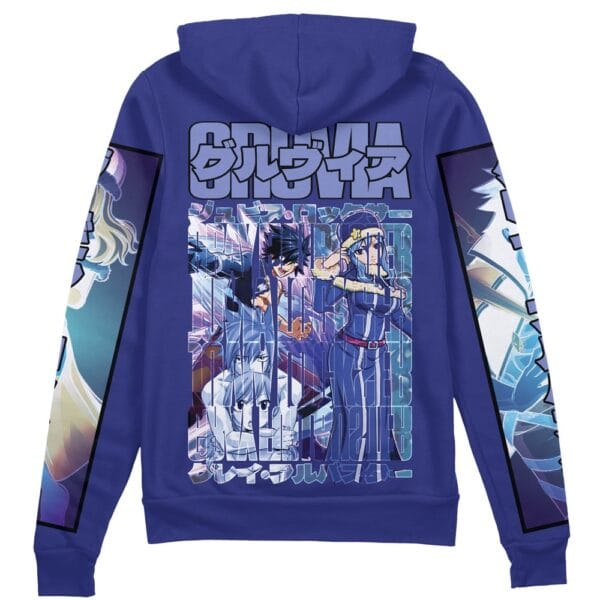 Gruvia Fairy Tail Streetwear Zip Hoodie Jacket