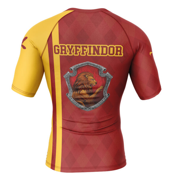 Gryffindor Harry Potter Short Sleeve Rash Guard Compression Shirt