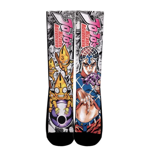 Anime Guido Mista Socks Jojos Bizarre Adventure Custom Anime Socks Anime