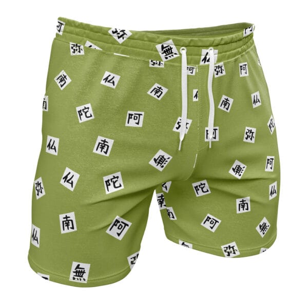 Anime Gyomei Himejima Demon Slayer Gym Shorts