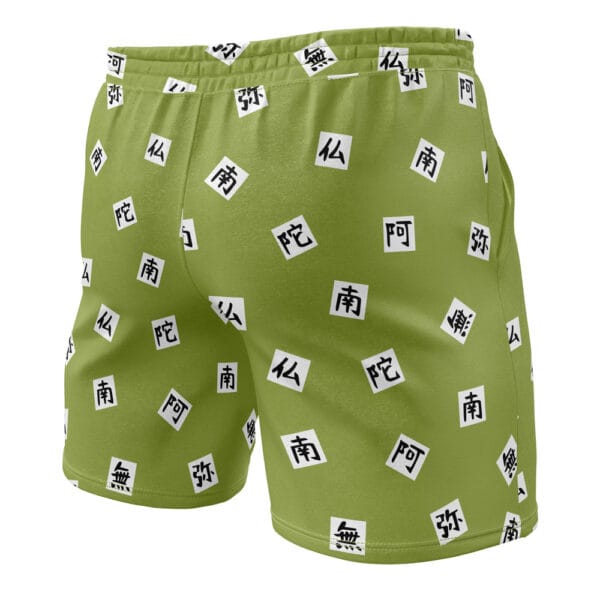 Anime Gyomei Himejima Demon Slayer Gym Shorts