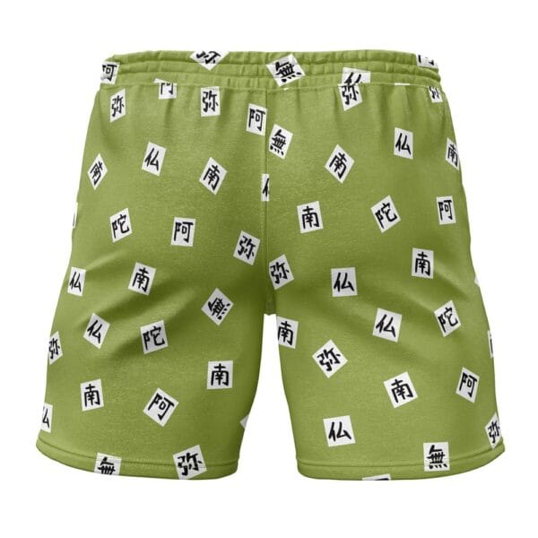 Anime Gyomei Himejima Demon Slayer Gym Shorts