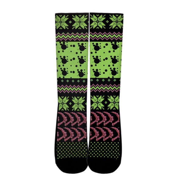 Anime Gyutaro Socks Demon Slayer Custom Christmas Anime Socks