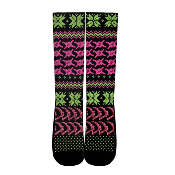 Anime Gyutato And Daki Socks Demon Slayer Custom Christmas Anime Socks