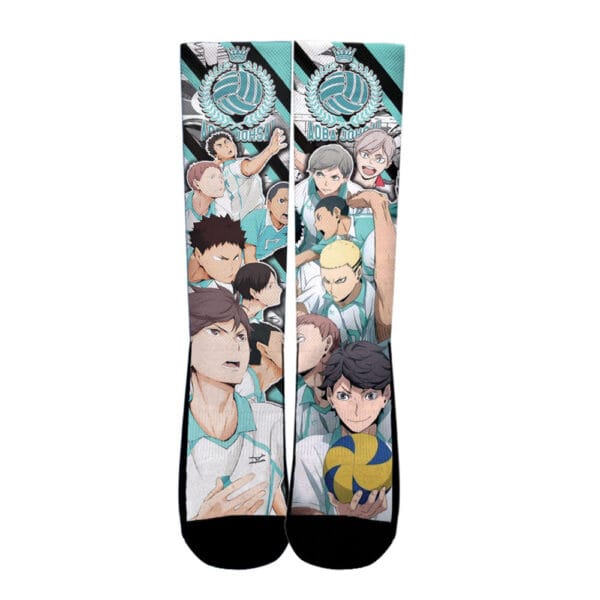 Anime Haikyuu Aoba Johsai Team Custom Anime Socks For Anime Fans