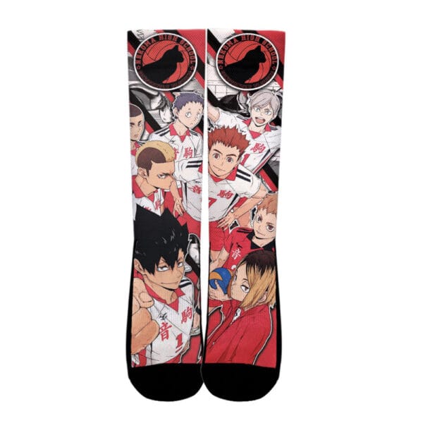 Anime Haikyuu Nekoma Team Custom Anime Socks For Anime Fans