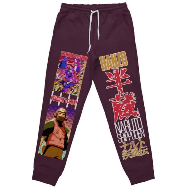 Anime Hanzo Of The Salamander Naruto Streetwear Sweatpants