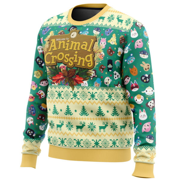 Happy Animal Villagers Animal Crossing Ugly Christmas Sweater