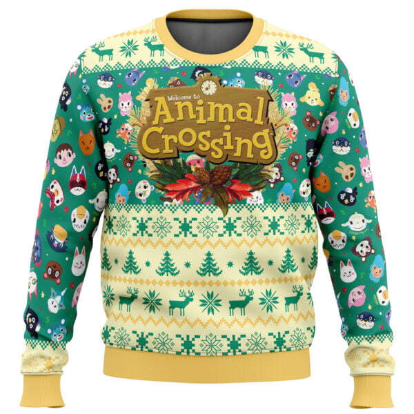 Happy Animal Villagers Animal Crossing Ugly Christmas Sweater