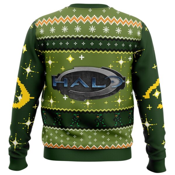 Happy Halo Days Halo Ugly Christmas Sweater