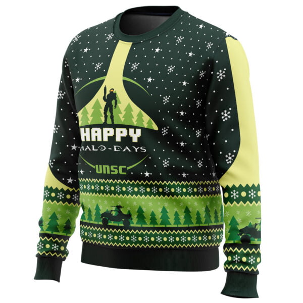 Happy Halodays Halo Ugly Christmas Sweater