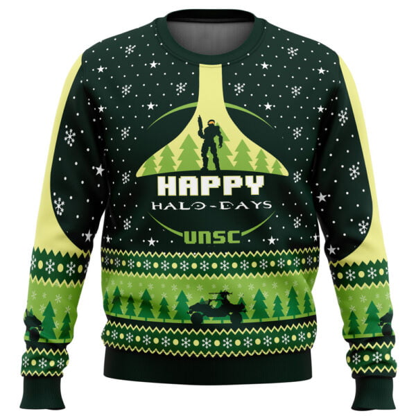 Happy Halodays Halo Ugly Christmas Sweater