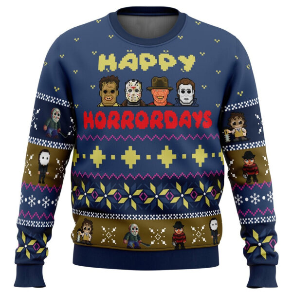 Happy Horrordays Halloween Ugly Christmas Sweater