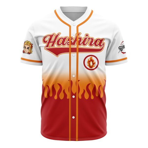 Hashira Kyojuro Rengoku Demon Slayer Baseball Jersey