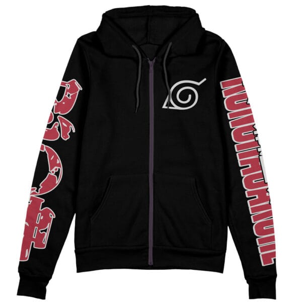 Anime Hashirama Senju Naruto Streetwear Zip Hoodie Jacket