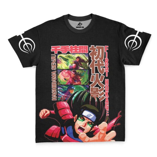 Anime Hashirama Senju V2 Naruto Streetwear T Shirt