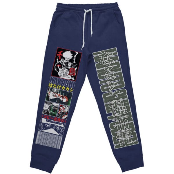 Anime Hatake Kakashi Naruto Shippuden Streetwear Sweatpants Anime