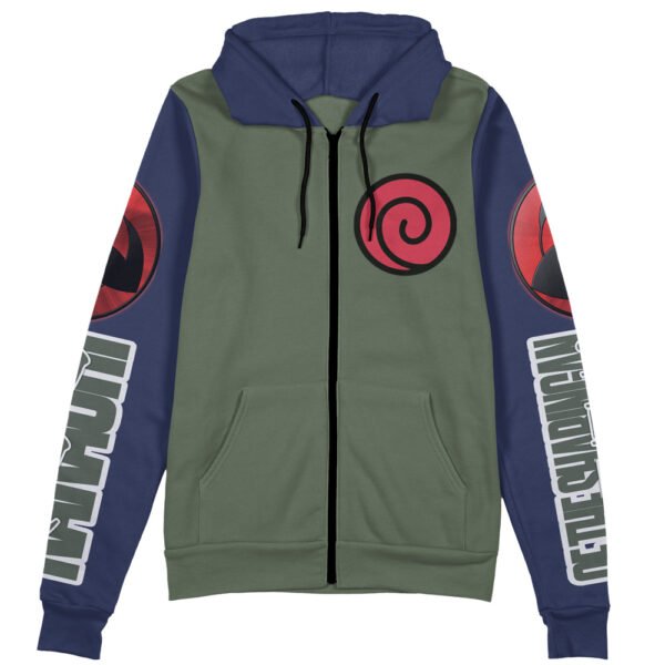 Anime Hatake Kakashi Naruto Shippuden Streetwear Zip Hoodie Jacket Anime