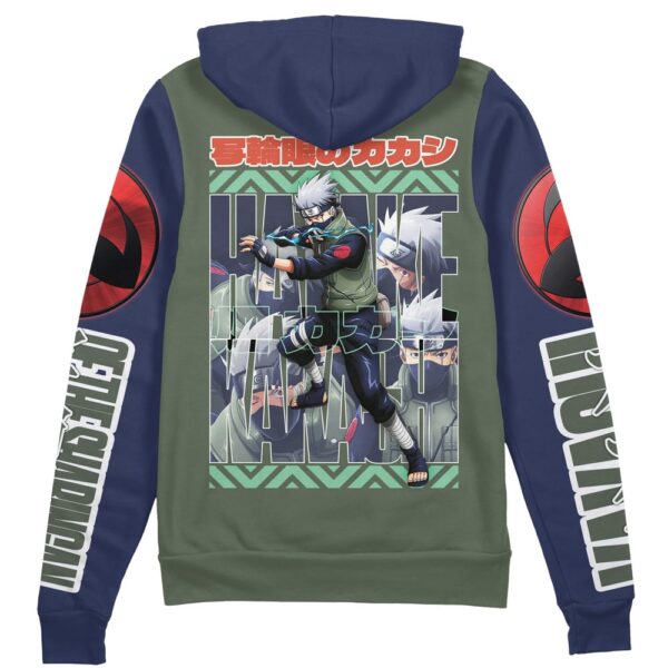 Anime Hatake Kakashi Naruto Shippuden Streetwear Zip Hoodie Jacket Anime