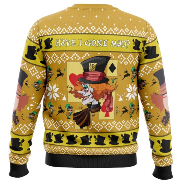 Have I Gone Mad Alice In Wonderland Ugly Christmas Sweater