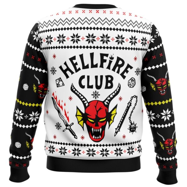 Hellfire Club Stranger Things Ugly Christmas Sweater