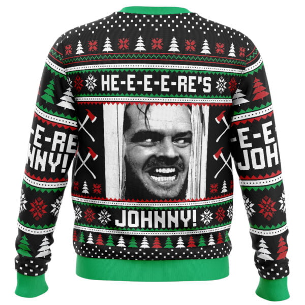 Heres Johnny The Shining Ugly Christmas Sweater