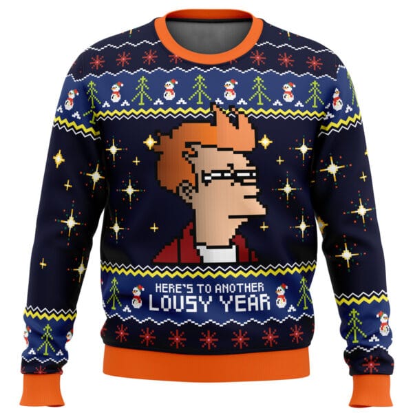 Heres To Another Lousy Year Ugly Christmas Sweater