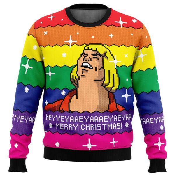 Heyyeya Heman Ugly Christmas Sweater