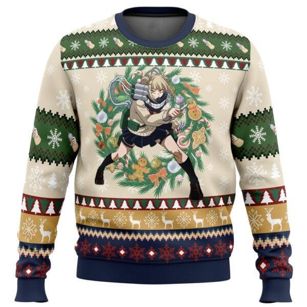 Anime Himiko Tora Christmas My Hero Academia Ugly Christmas Sweater