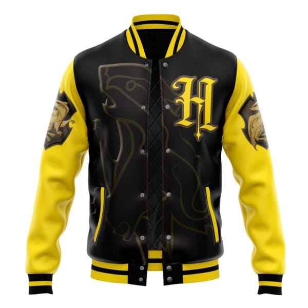 Hogwarts Legacy Hufflepuff V2 Harry Potter Varsity Jacket