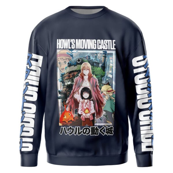 Howls Moving Castle Studio Ghibli Streetwear Sweatshirt