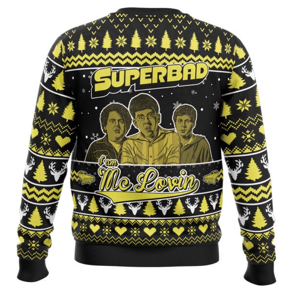 I Am Mc Lovin Superbad Ugly Christmas Sweater