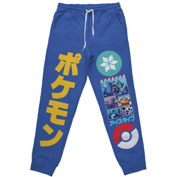 Ice Type Pokemon Streetwear Sweatpants