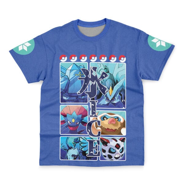 Ice Type Pokemon Streetwear T Shirt