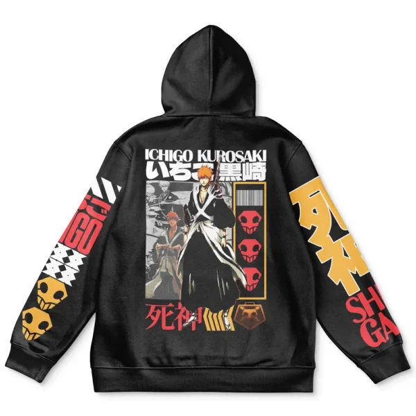 Anime Ichigo Kurosaki Tybwa V2 Bleach Streetwear Hoodie