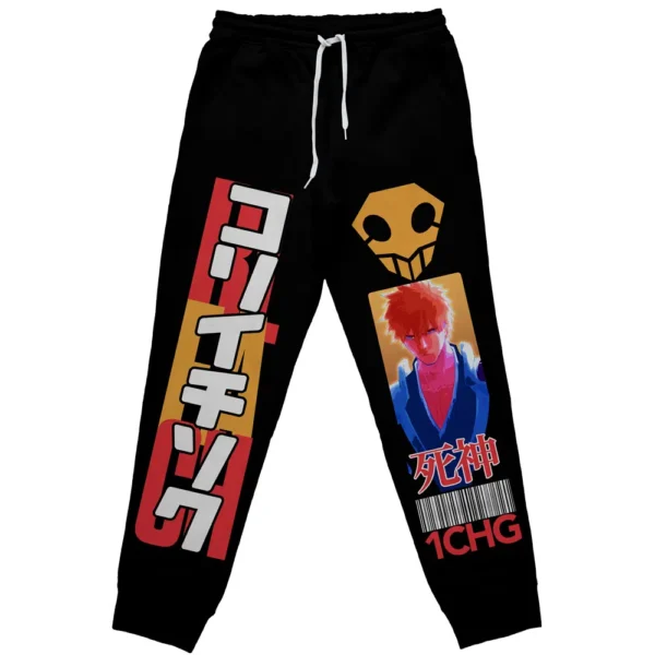 Anime Ichigo Kurosaki Tybwa V2 Bleach Streetwear Sweatpants