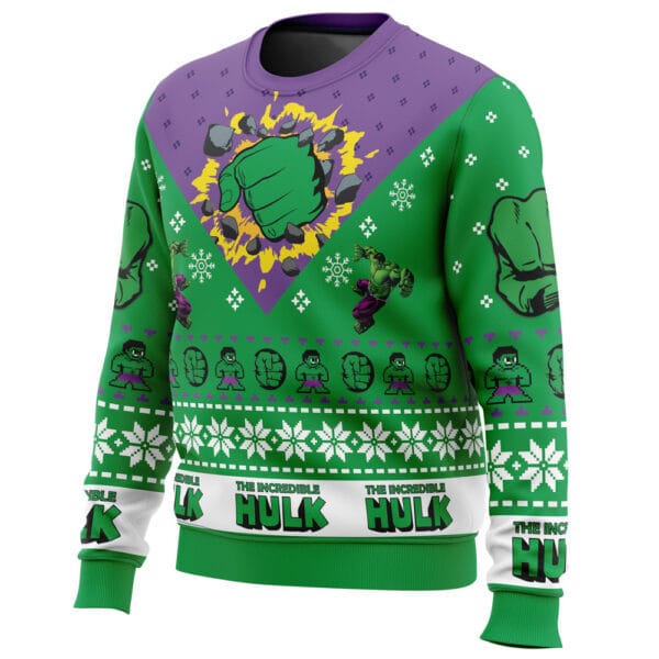 Im Always Angry The Incredible Hulk Marvel Ugly Christmas Sweater