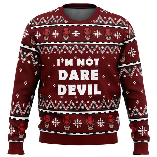 Im Not Daredevil Marvel Ugly Christmas Sweater