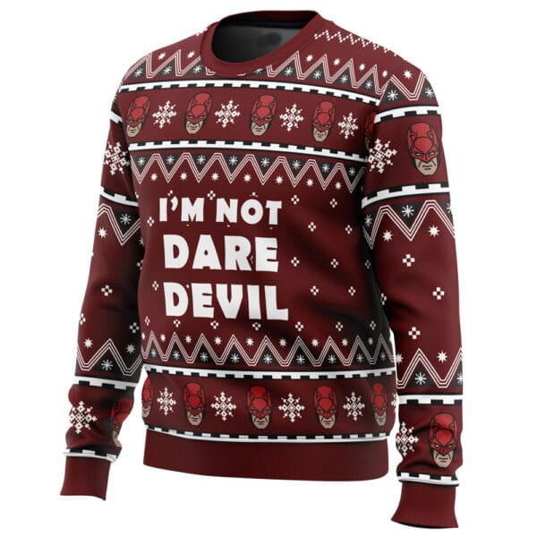 Im Not Daredevil Marvel Ugly Christmas Sweater