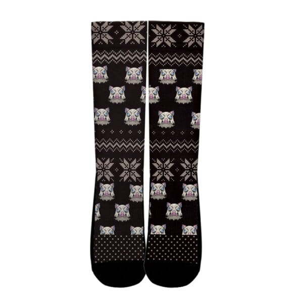 Inosuke Socks Demon Slayer Custom Christmas Anime Socks