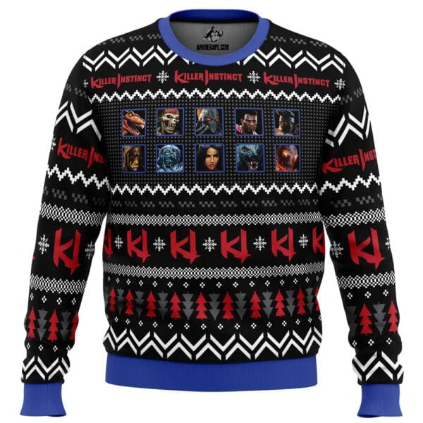 Instinct Of A Killer Select Killer Instinct Ugly Christmas Sweater