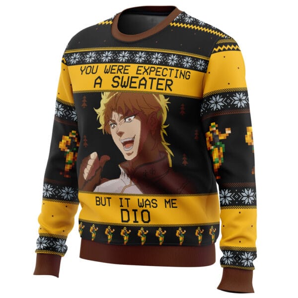 Anime It Was Me Dio Jojos Bizarre Adventure Ugly Christmas Sweater Anime