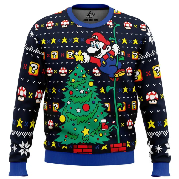 Its A Tree Super Mario Bros Ugly Christmas Sweater 2