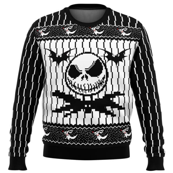 Jack Skellington The Nightmare Before Christmas Ugly Christmas Sweater