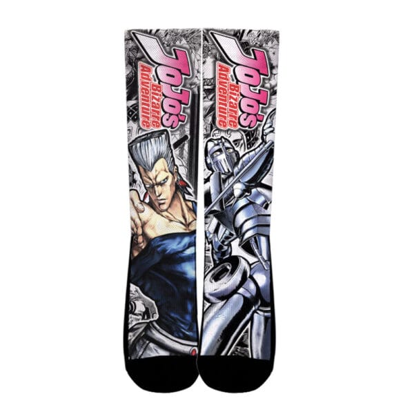 Anime Jean Pierre Polnareff Socks Jojos Bizarre Adventure Custom Anime Socks