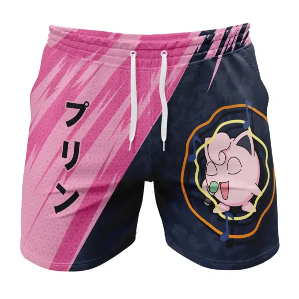 Jigglypuff Attack Pokemon Gym Shorts