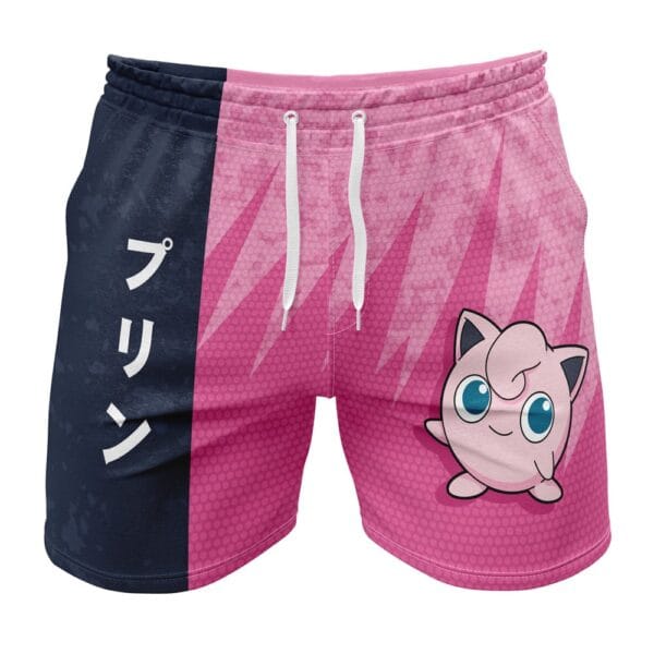 Jigglypuff Classic Pokemon Gym Shorts