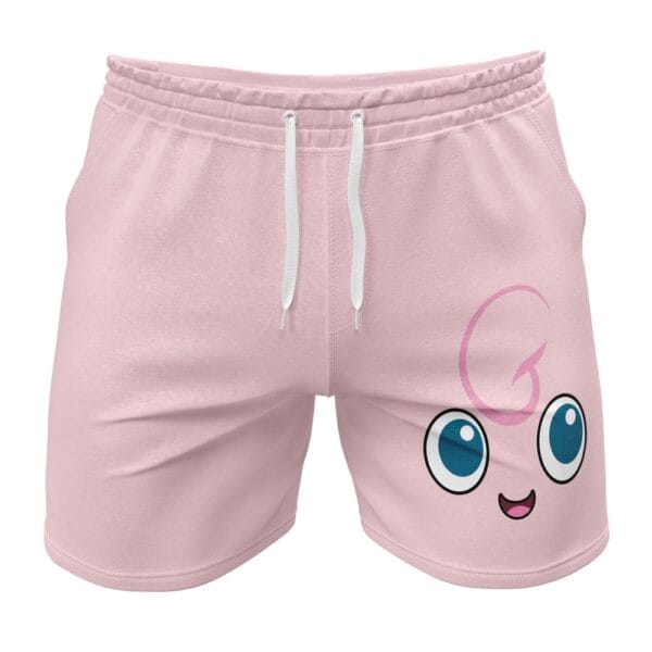 Jigglypuff Face Pokemon Gym Shorts