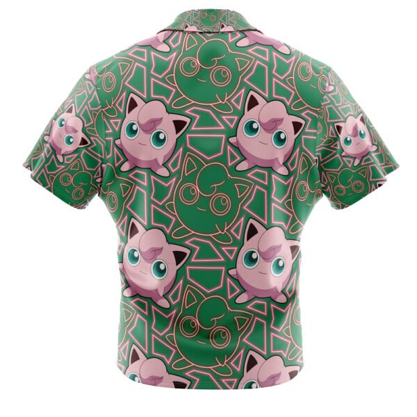 Jigglypuff Pokemon Button Up Hawaiian Shirt